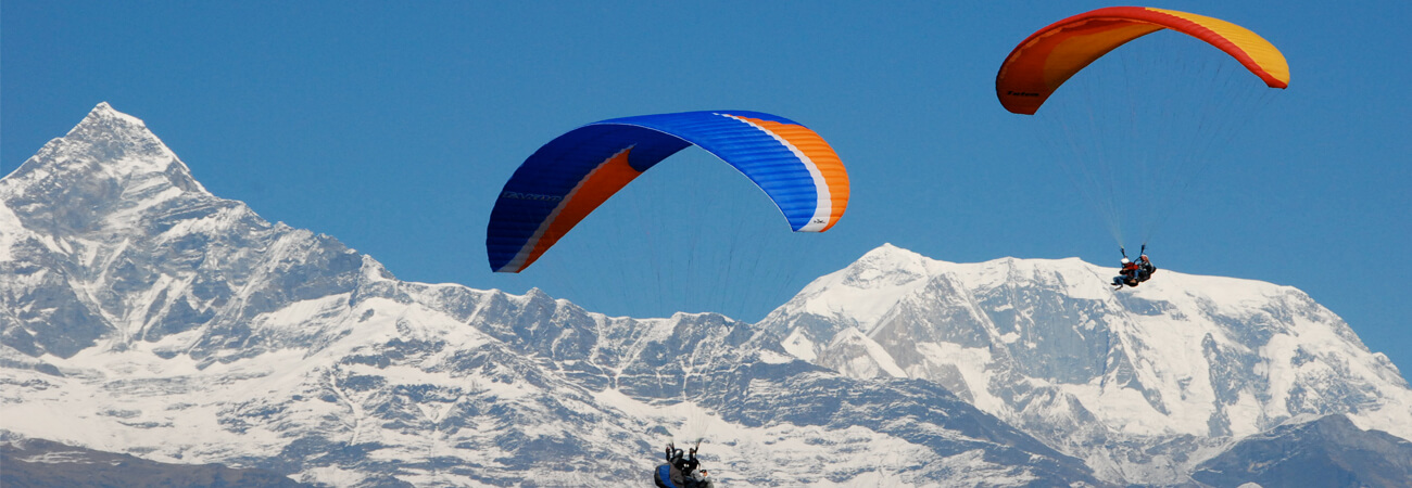 Paragliding in Nepal