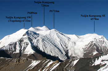 Mt. Nojin Kangsang Expedition, Nojin Kangsang Climbing, Climbing Nojin Kangsang, Nojin Kangsang Peak, Nojin Kangsang Summit